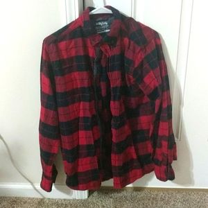 Mens plaid button up